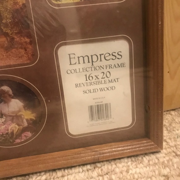 Rare Vintage 16 ❎ 20 Reversible Mat Wood Frame - Picture 2 of 6
